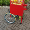 Popcornmachine inclusief verkoopwagentje-inclusief popcornpakket 50 stuks zout