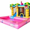 Happy summervibes Splash met glijbaan (met bad) (waterattractie) Happy summervibes Splash met glijbaan (met bad) (waterattractie)