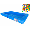 Inflatable ballenbakbad - Blauw