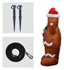 Opblaasfiguur - Gingerbreadman kerst