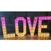 Lichtletters - Love warm wit