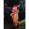 Opblaasfiguur - Gingerbreadman kerst