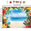 Photobooth achtergrond - Beach flower