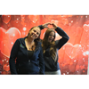 Photobooth achtergrond - Love rood