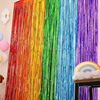 Photobooth achtergrond - Multicolor folie streamers 2x2m