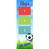 Fotostrip Voetbal in het gras