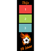 Fotostrip Voetbal on fire