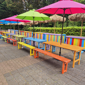 Beach biertafelset