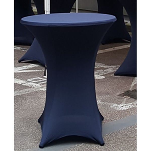 Statafel met Statafelrok slimfit - Marineblauw Statafel met Statafelrok slimfit - Marineblauw