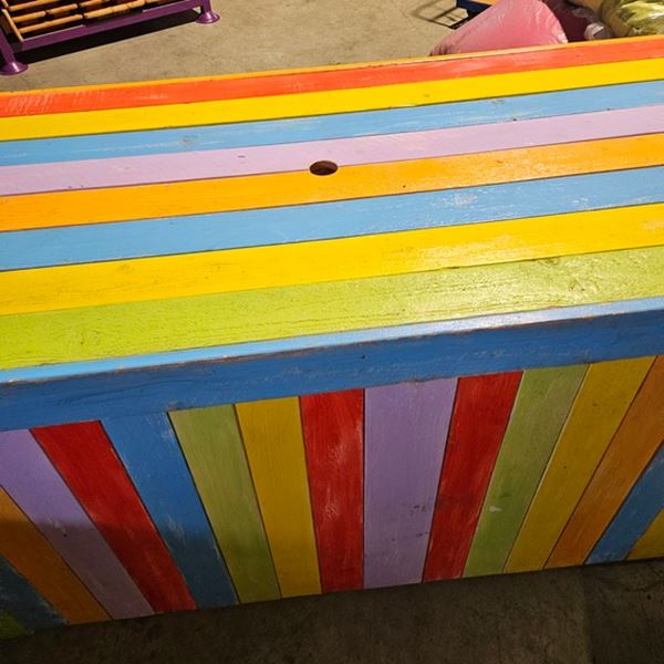 Gekleurde Buffettafel - beach