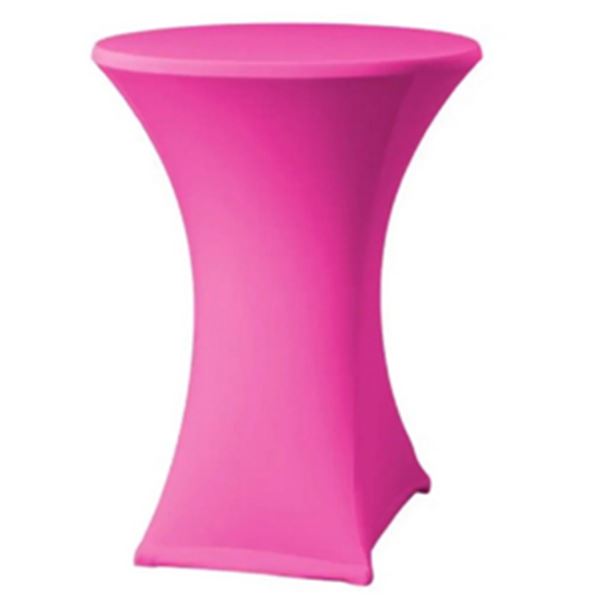 Statafel met Statafelrok - Babyroze Statafel met Statafelrok - Babyroze