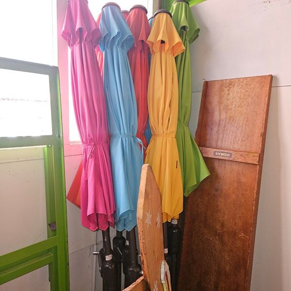 Parasol - beach (incl voet) 2,5m