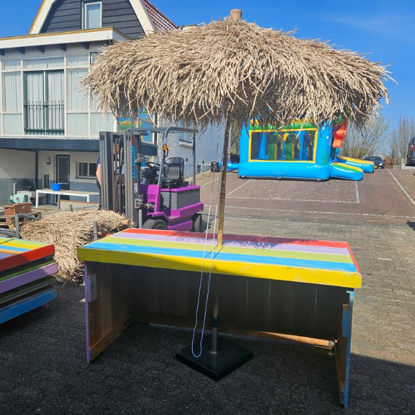 Beach buffettafel incl. parasol Beach buffettafel incl. parasol