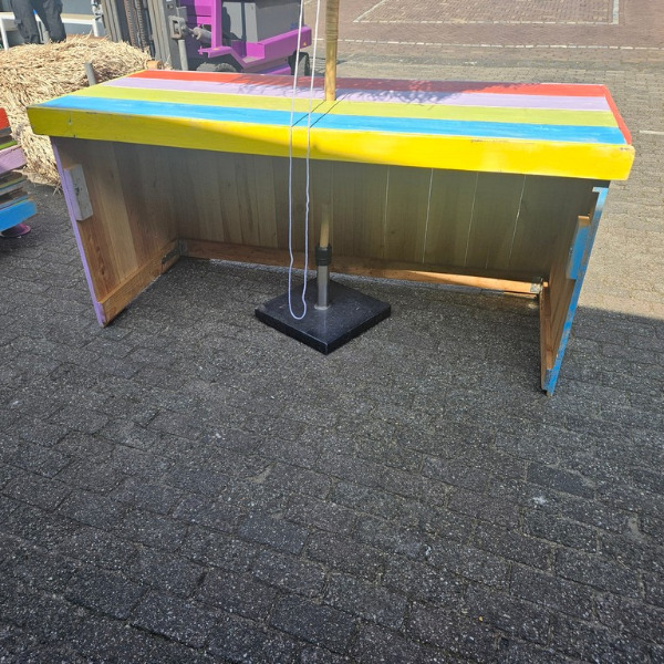 Beach buffettafel incl. parasol Beach buffettafel incl. parasol