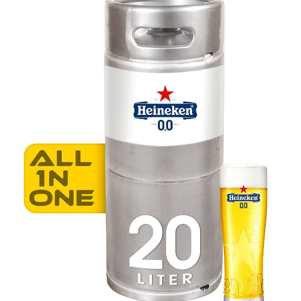 Bierfust 20ltr - Heineken 0,0%