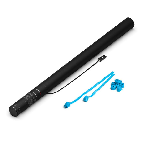 Confettishooter Streamers lichtblauw - 80cm (20m) 