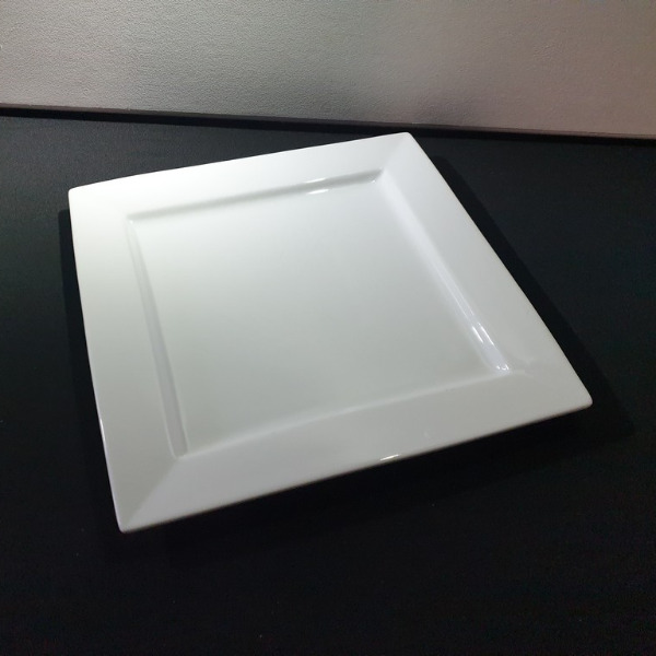 Dinerbord - Napoli - Vierkant met rand 30x30cm (Krat 10 stuks)