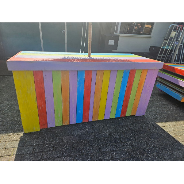 Gekleurde Buffettafel - beach