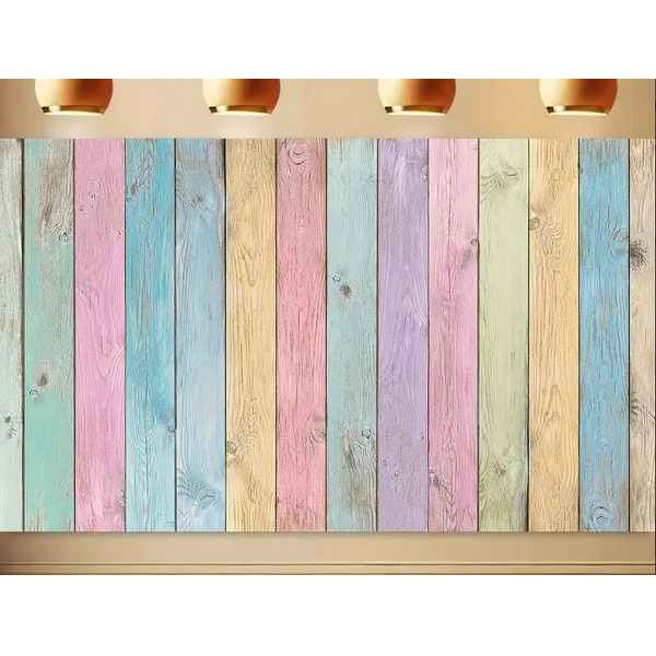 Photobooth achtergrond - Houtlook color