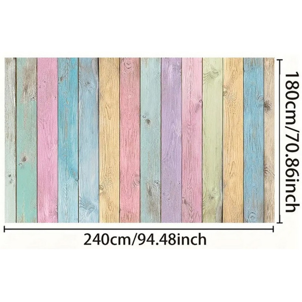 Photobooth achtergrond - Houtlook color