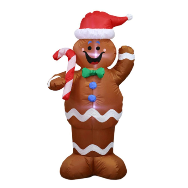 Opblaasfiguur - Gingerbreadman kerst