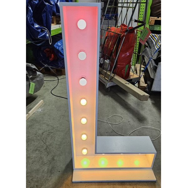 Lichtletters - Love (roze/warm wit)