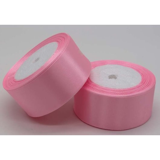 Lint opening licht roze 7,5cm - 20m