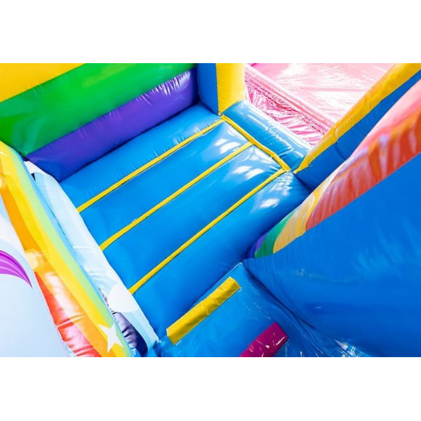 Mini Unicorn met glijbaan – Ballenbak (Incl. ballenbakballen)