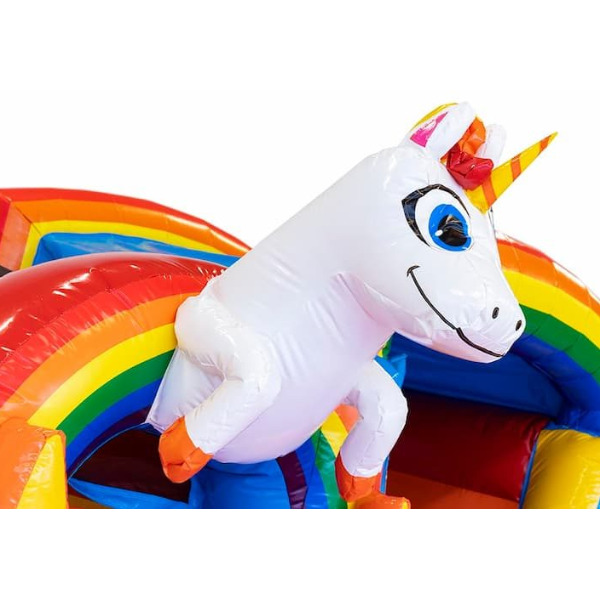 Mini Unicorn met glijbaan – Ballenbak (Incl. ballenbakballen)