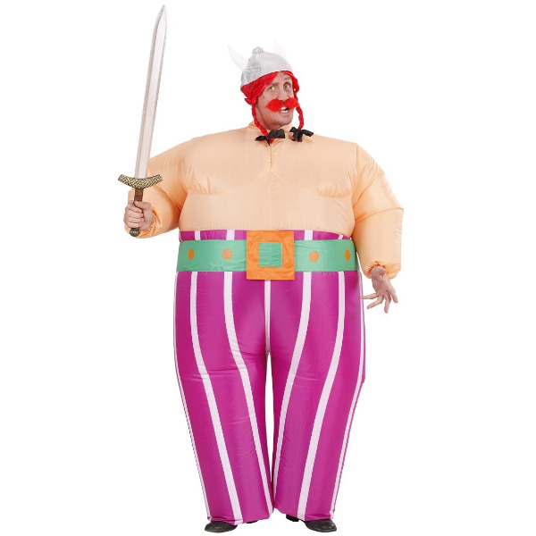 Mascottepak Opblaasbaar kostuum - Viking Obelix