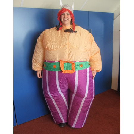 Mascottepak Opblaasbaar kostuum - Viking Obelix
