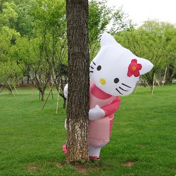 Opblaasbaar Kostuum – Hello Kitty