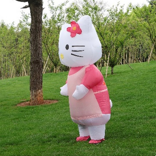 Opblaasbaar Kostuum – Hello Kitty