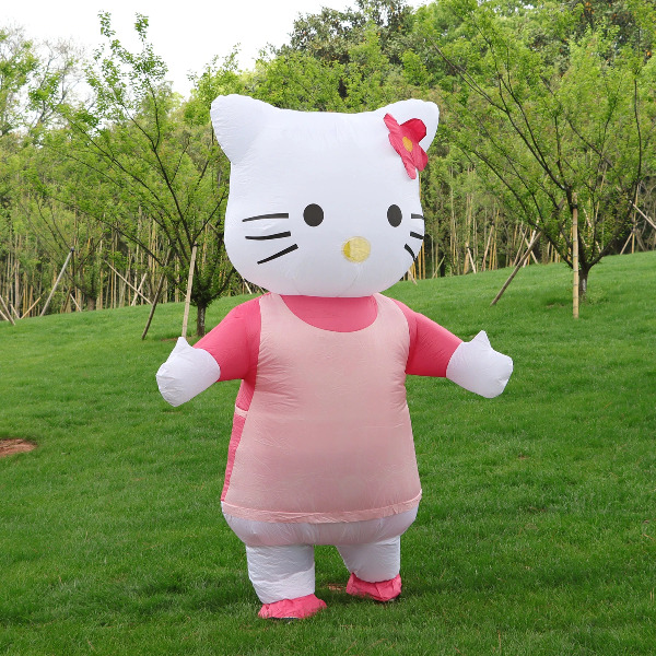 Opblaasbaar Kostuum – Hello Kitty