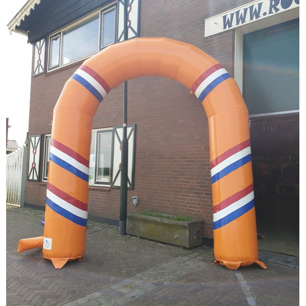 Opblaasbare feestboog - oranje