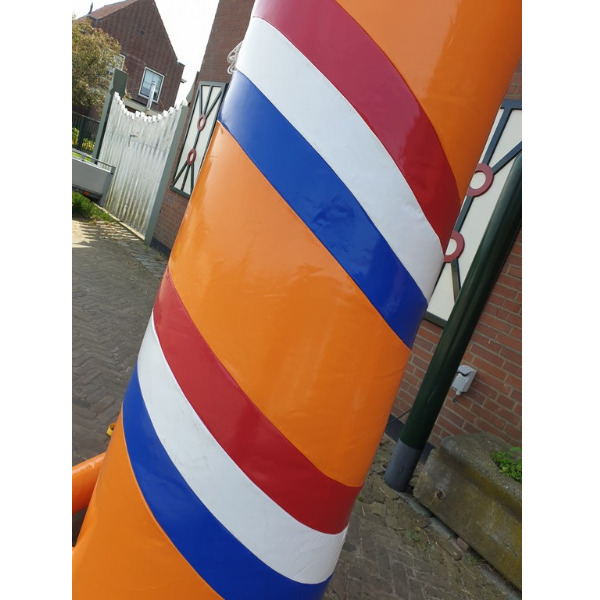 Opblaasbare feestboog - oranje