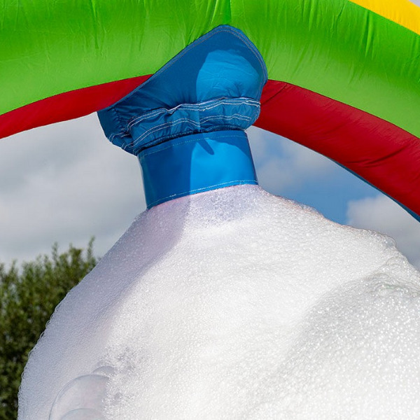 Opblaasbare schuimparty - Regenboog bubble park 