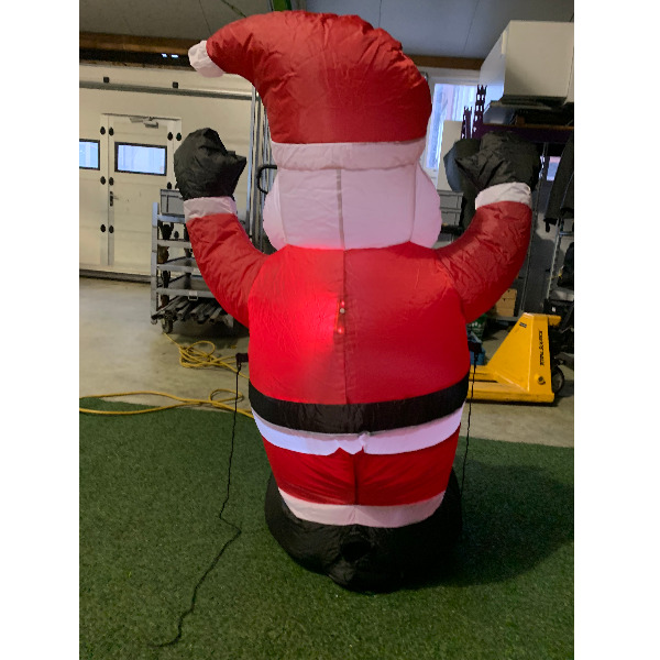 Opblaasfiguur - Kerstman zwaaiend