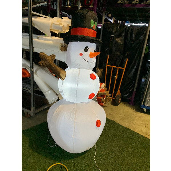 Opblaasfiguur - Sneeuwpop Indoor 1,6m