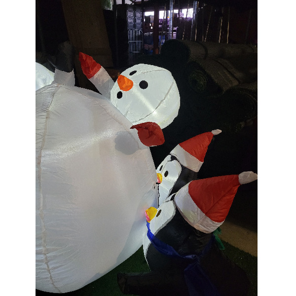 Opblaasfiguur - Sneeuwpoppenchaos-125cm