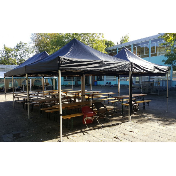 media hoofdkussen Ronde Partytent Easy Up 4,5x15m - Roos Springkussens en Partyverhuur