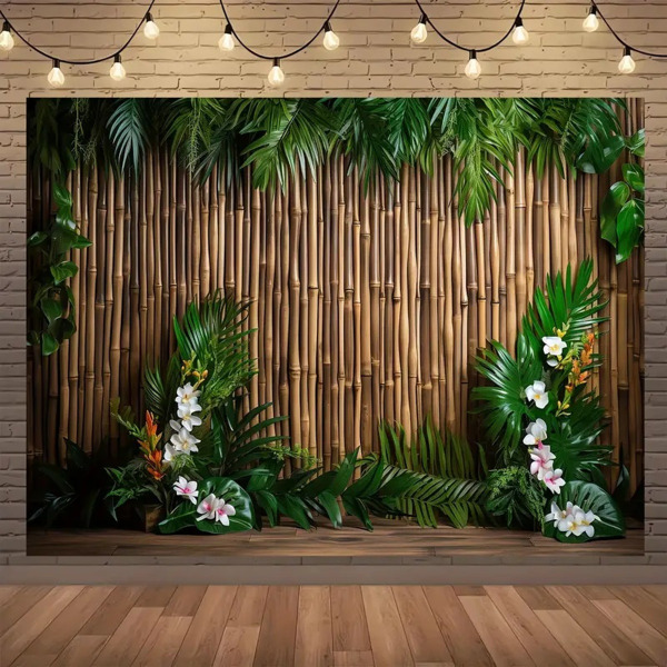 Photobooth achtergrond - Bamboo Jungle