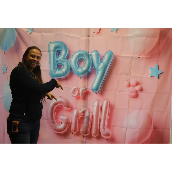 Photobooth achtergrond - Boy or Girl