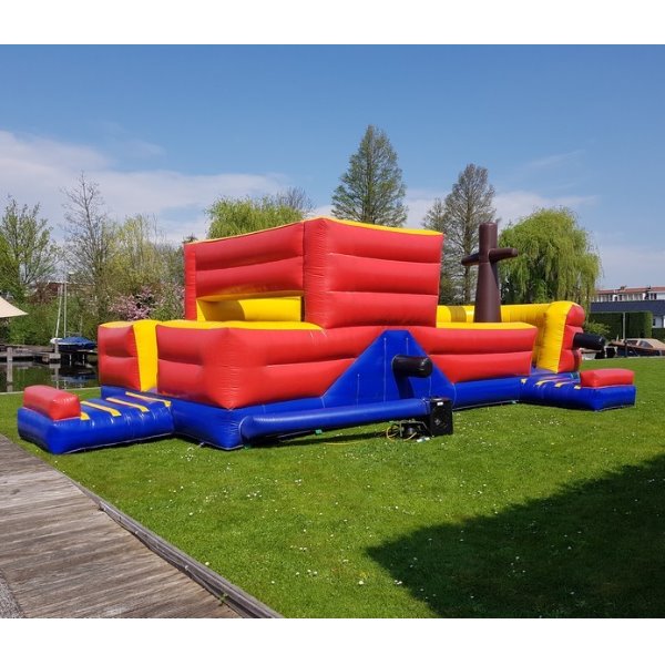 Springkussen Piratenschip 10m