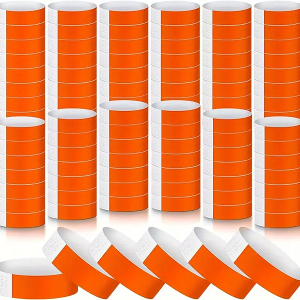 Polsbandjes - fluor oranje 100
