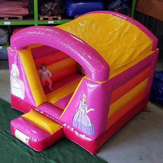 Springkussen Prinses mini met dak