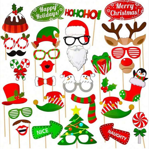 Props tbv photobooth - Kerst