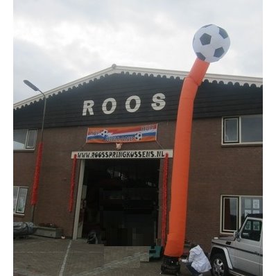 Skytube oranje voetbal 9m