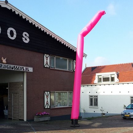 Skytube fluor roze 8m