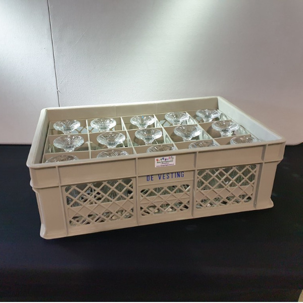 Sorbetglas 7,5cm (Korf met 16 stuks)